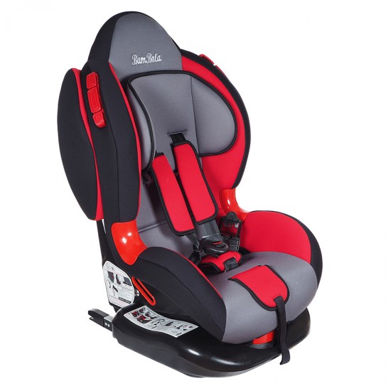 Автокресло BAMBOLA NAVIGATOR ISOFIX 9-25 кг Серый/Красный