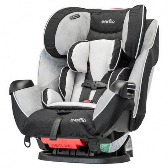 Автокресло Evenflo Symphony e3 LX Crete Черный/Серый