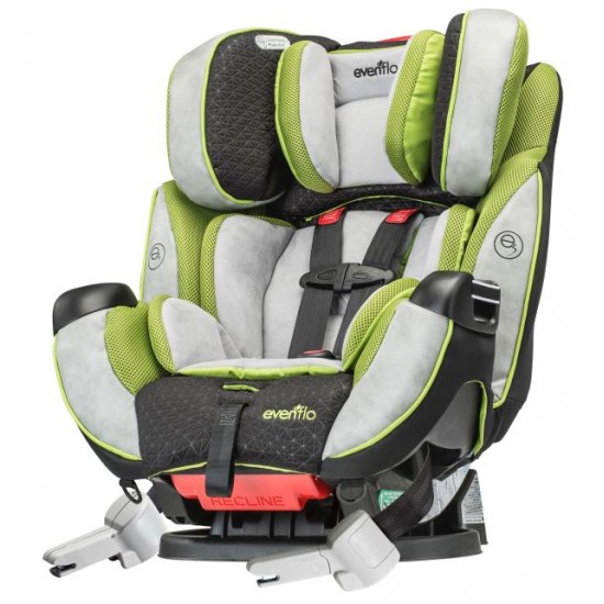Автокресло Evenflo Symphony e3 DLX Porter Черный/Серый/Зеленый