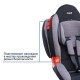 Автокресло Siger Кокон IsoFix Серый