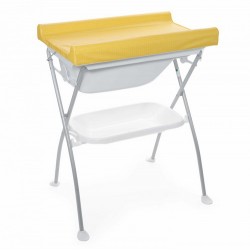Пеленальный столик Chicco Bubble Land Saffron с ванночкой