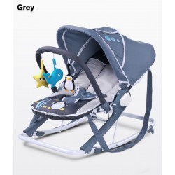 Детский шезлонг Caretero Aqua Grey