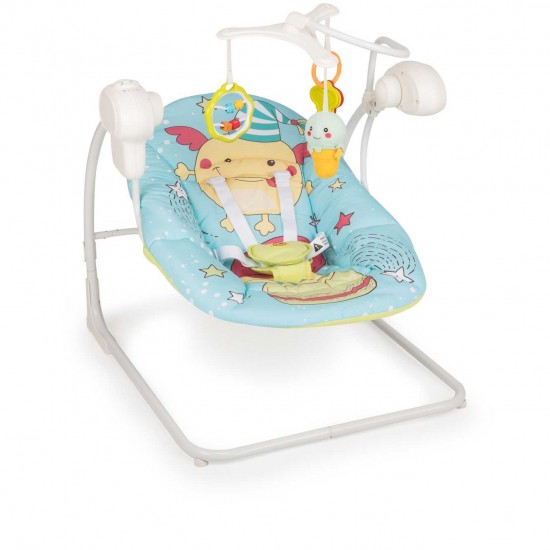 Кресло качели Happy Baby Jolly V2 blue
