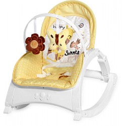 Детский шезлонг Lorelli Enjoy Yellow Giraffe 10110112035