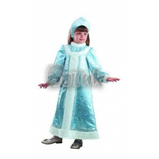 Костюм Снегурочка шёлк 429