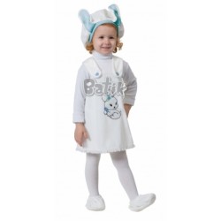 Костюм Зайка бело-голубая (крошки) 284
