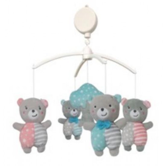 Каруселька с плюшевыми игрушками 43418 (медвежата)