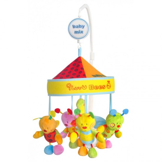 Каруселька с плюшевыми игрушками TK/781МС пчелки