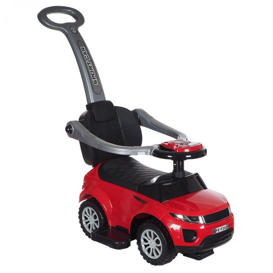 Каталка NINGBO PRINCERANGE красный ручка/бампер/подставка для ног