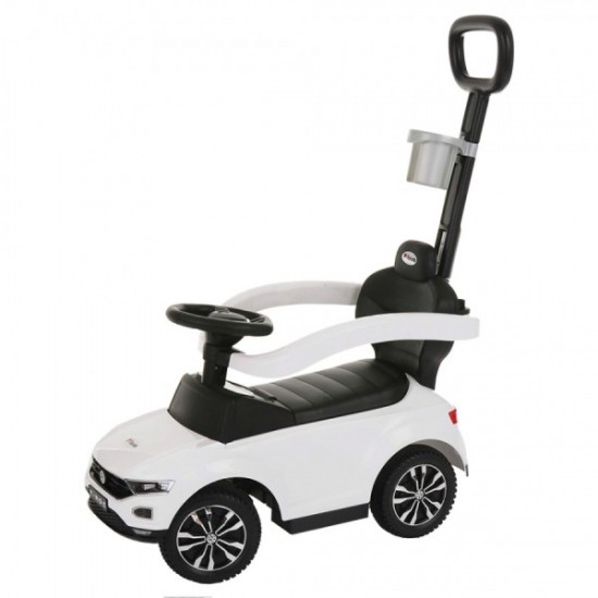 Каталка PITUSO VOLKSWAGEN White/Белый с ручкой