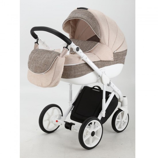 Коляска Adamex Avanti Sicilia deluxe 2 в 1 601K бежевый