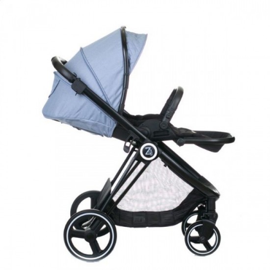 Коляска детская 2в1 BabyZz В102 голубая