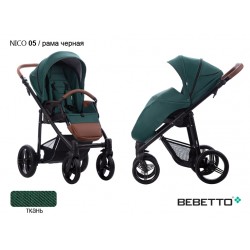 Детская прогулочная коляска Bebetto Nico 05 рама черная