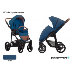 Детская прогулочная коляска Bebetto Nico 06 рама черная