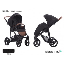Детская прогулочная коляска Bebetto Nico 04 рама черная
