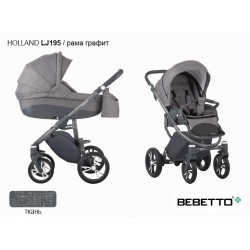 Детская коляска 2 в 1 Bebetto Holland W47 рама графит