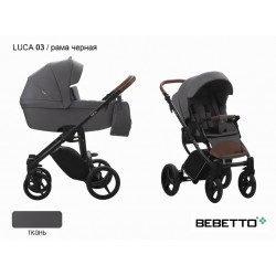 Детская коляска 2 в 1 Bebetto Luca 03 рама черная