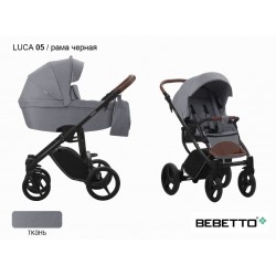 Детская коляска 2 в 1 Bebetto Luca 05 рама черная