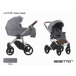 Детская коляска 2 в 1 Bebetto Luca 05 рама серая