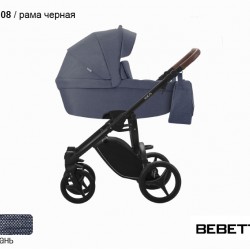 Детская коляска 2 в 1 Bebetto Luca 08 рама черная