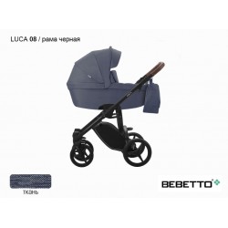 Детская коляска 2 в 1 Bebetto Luca 08 рама черная
