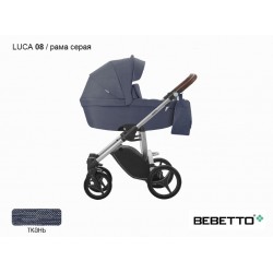 Детская коляска 2 в 1 Bebetto Luca 08 рама серая