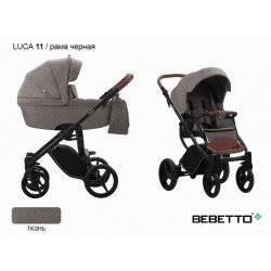 Детская коляска 2 в 1 Bebetto Luca 11 рама черная