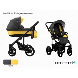 Детская коляска 2 в 1 Bebetto Magnum 224 рама черная
