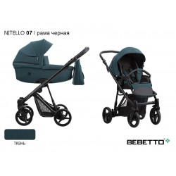 Детская коляска 2 в 1 Bebetto Nitello 07 рама черная