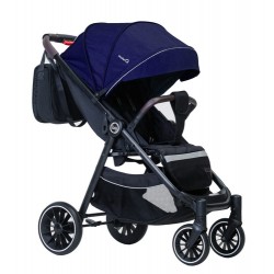Детская коляска Bubago model Q BG 201 Space blue (Космический синий)