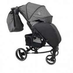 Детская коляска Bubago BG1120 MODEL ONE Smoky grey & black (Дымносерый-Черный)