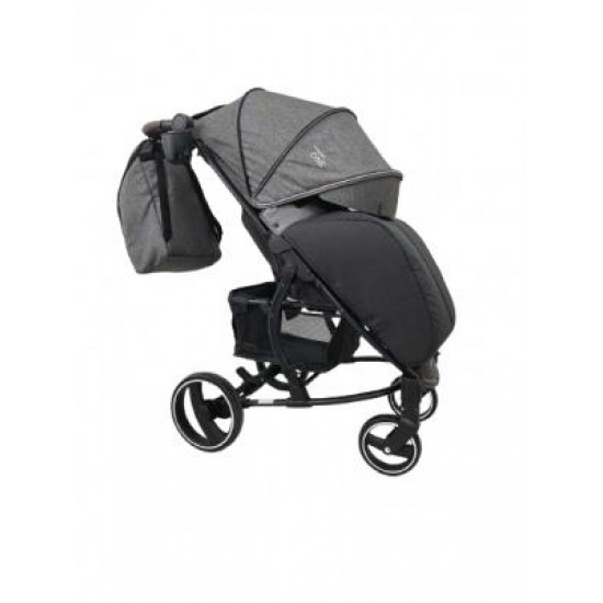 Детская коляска Bubago BG1120 MODEL ONE Smoky grey & black (Дымносерый-Черный)