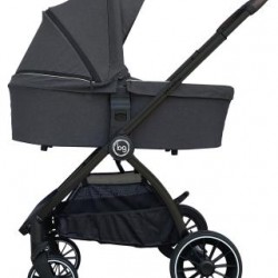 Детская коляска Bubago Lacio Dark Grey 3в1 (черный)