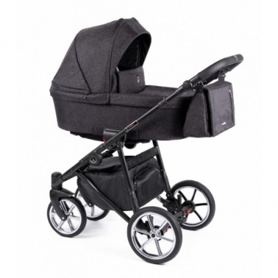 Коляска 2в1 Coletto Astin AS-01 black