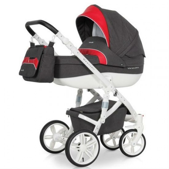Коляска Expander Vanguard 2в1 01 серый/красный