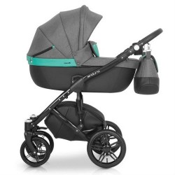Коляска Expander Enduro 3в1 01 серый/бирюзовый