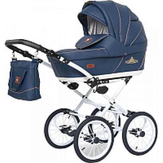 Детская универсальная коляска Ray Korona 2 в 1 синий 04