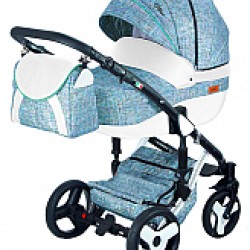 Детская универсальная коляска Ray Ottimo 2 в 1 голубой 01