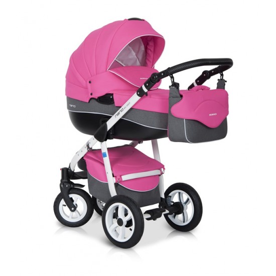 Коляска Riko Nano 3в1 Magenta 01 Розовый
