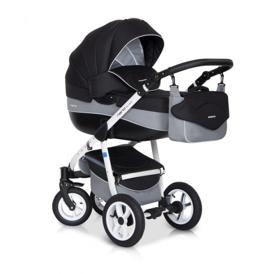 Коляска Riko Nano 3в1 Carbon 04 черный