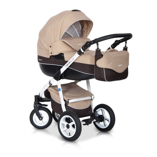 Коляска Riko Nano 2в1 Cafe late 08 Бежевый