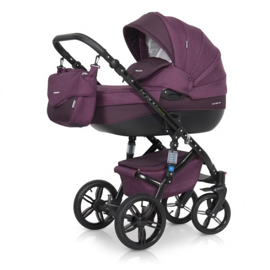 Коляска Riko Brano Natural 3в1 03 фиолетовый