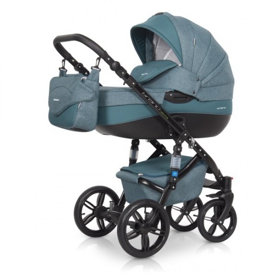 Коляска Riko Brano Natural 3в1 02 бирюзовый