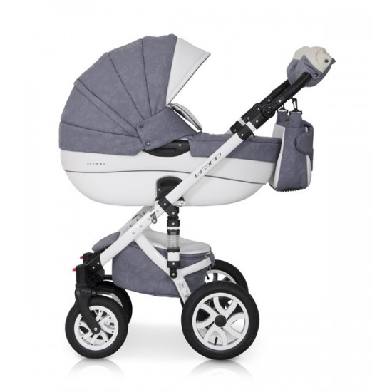 Коляска Riko Brano Ecco 3 в1 Stone 17 серый