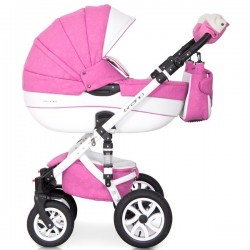 Коляска Riko Brano Ecco 3 в1 Baby pink 18 розовый