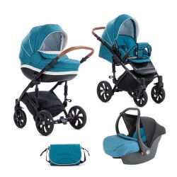 Коляска TUTIS 3 в 1 MIMI STYLE  SEA BLUE