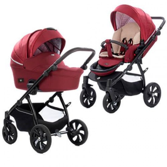 Коляска TUTIS 2 в 1 AERO WINE Гранат