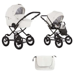 Коляска TUTIS 2 в 1 ZIPPY CLASSIC БЕЛЫЙ/КОЖА
