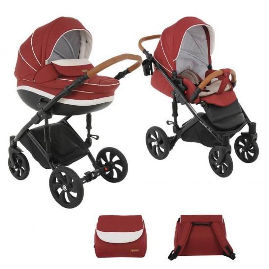 Коляска TUTIS 2 в 1 MIMI STYLE CHERRY