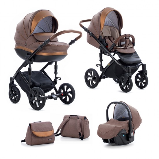 Коляска TUTIS 3 в 1 MIMI STYLE BRONZE